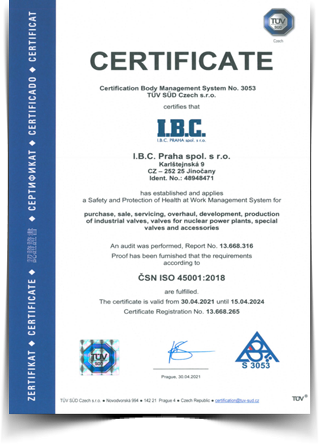 IBC Praha 45001 (EN)